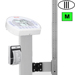 BILANCIA PESAPERSONE A COLONNA DIGITALE WBA 300 - classe III - divisione 100g - portata 300kg